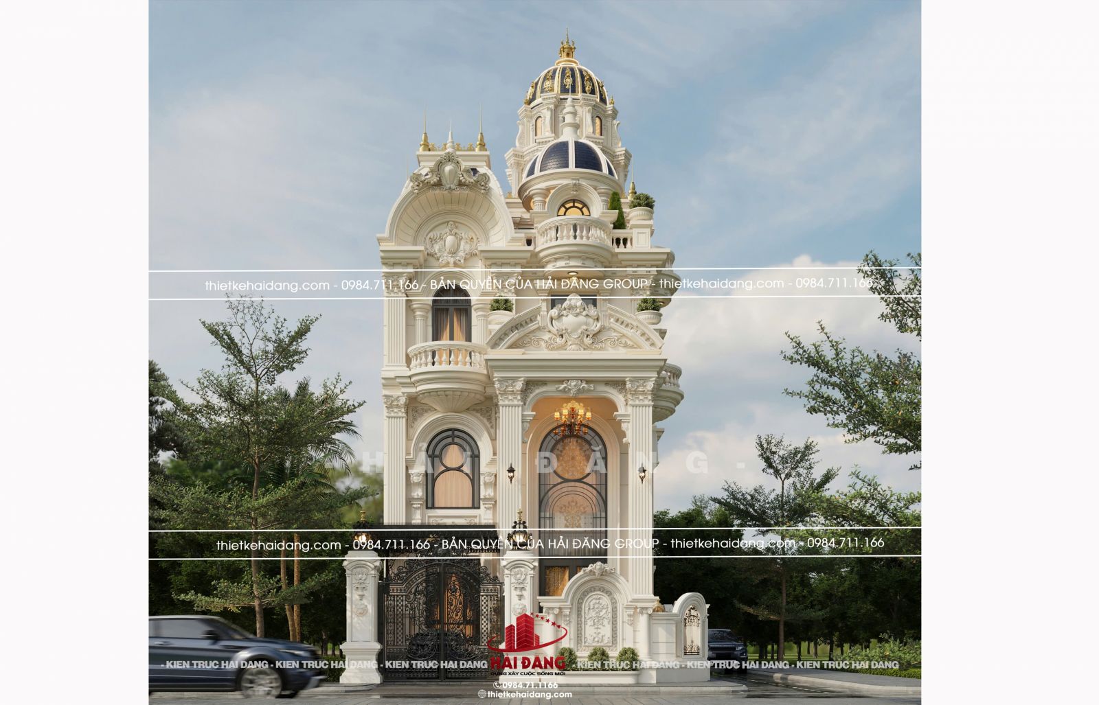 BIỆT THỰ TÂN CỔ ĐIỂN SANG TRỌNG TẠI HẢI DƯƠNG – VẺ ĐẸP KIẾN TRÚC VƯỢT THỜI GIAN