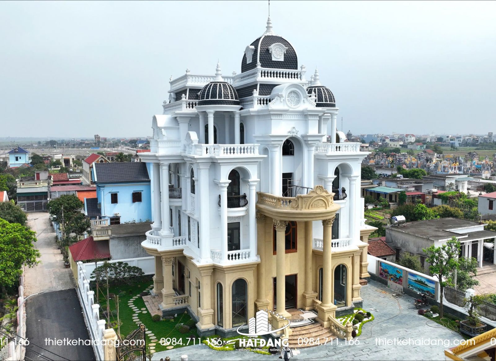 [XÂY NHÀ TRỌN GÓI] - BIỆT THỰ TÂN CỔ ĐIỂN CAO CẤP TẠI NAM ĐỊNH