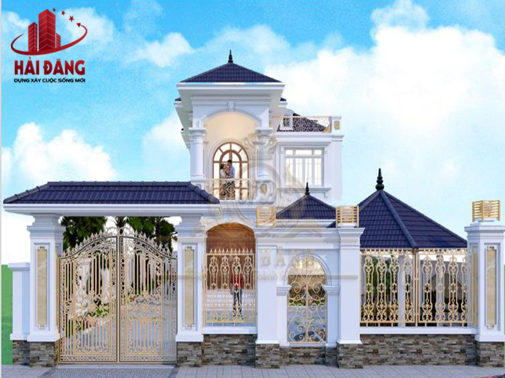 Thiết kế Nhà Biệt Thự 2 Tầng - Anh Tháp